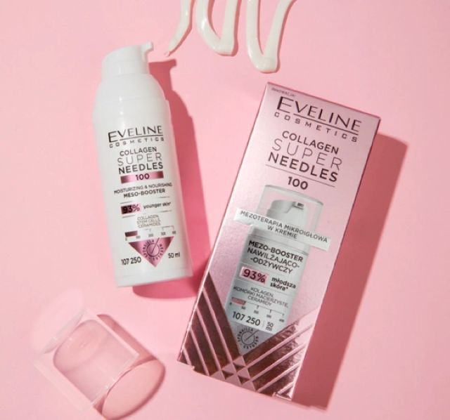 Cremă hidratantă și nutritivă Collagen Super Needles 100 Eveline 50 ml [2]