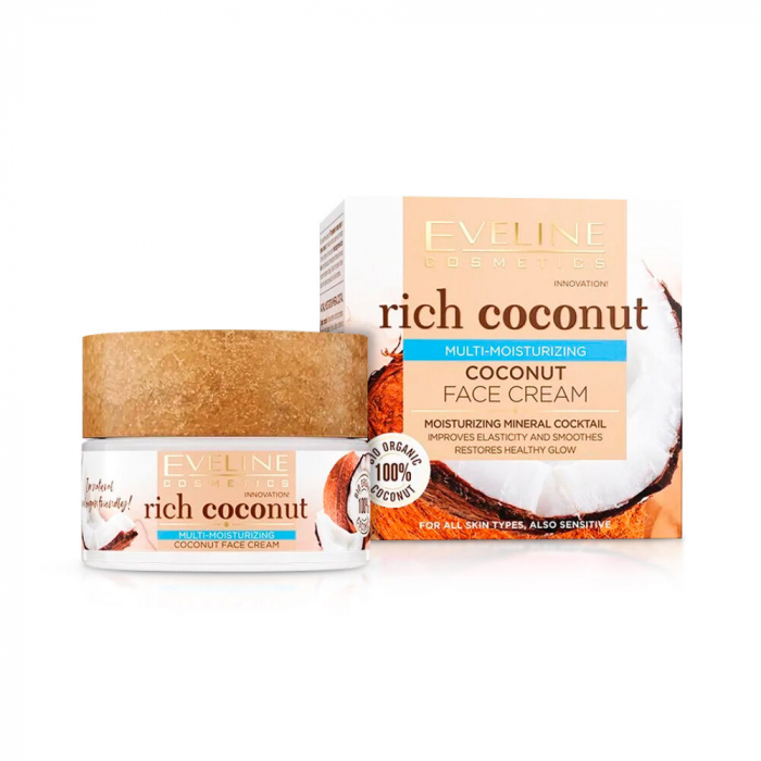 Crema Multi-Hidratanta de zi si noapte Rich Coconut Eveline [1]