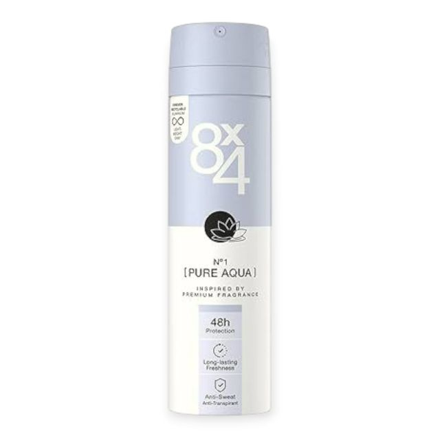 Deo spray 8 X 4 Pure Aqua 150 ml [1]