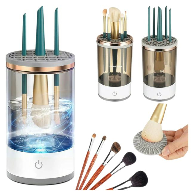 Dispozitiv portabil de curățare a pensulelor de machiaj [2]