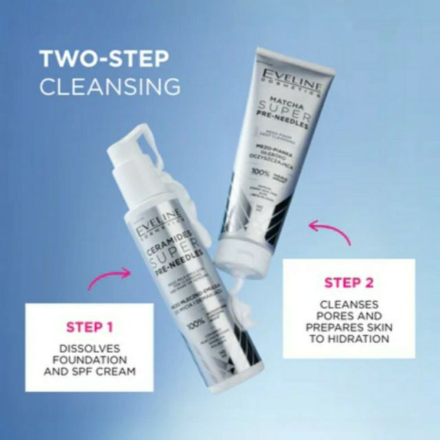 Emulsie cremoasă pentru curățare și demachiere Ceramides Super Pre-Needles Meso Milk-Emulsion Eveline 145 ml [8]