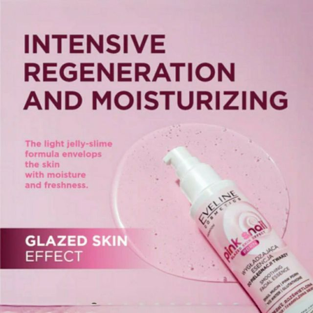 Esență facială cu efect de netezire cu extract de melc roz Eveline 100 ml [2]