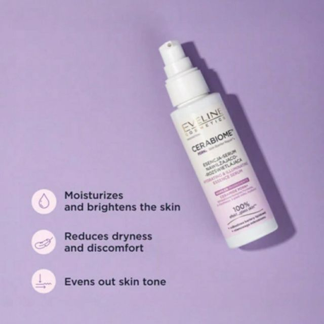 Esență-serum intens hidratantă și iluminatoare Cerabiome PDRN Hydrating & Illuminating Essence Serum Eveline 100 ml [3]