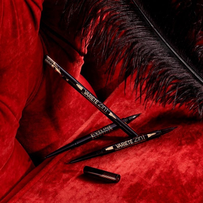 Eyeliner cu efect dublu 2-1 Variete Eveline [2]