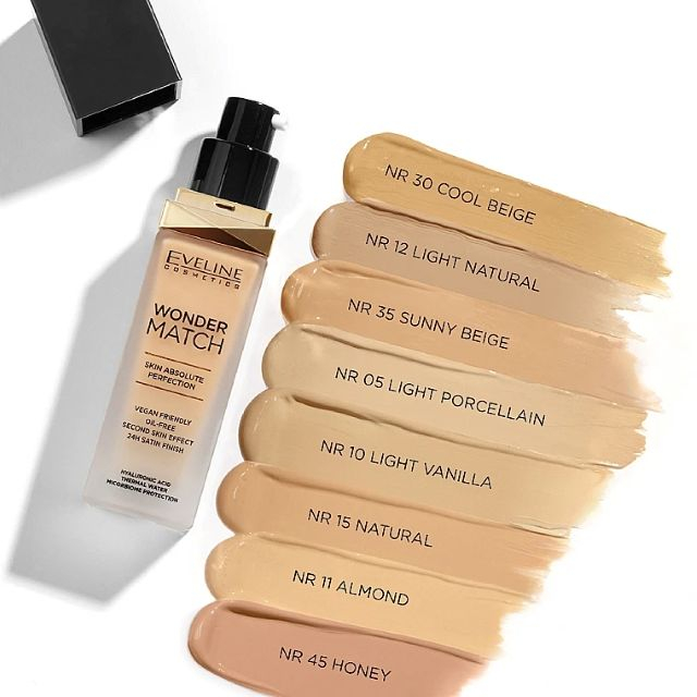 Fond de ten hidratant 45 Honey Wonder Match Eveline 30 ml [2]