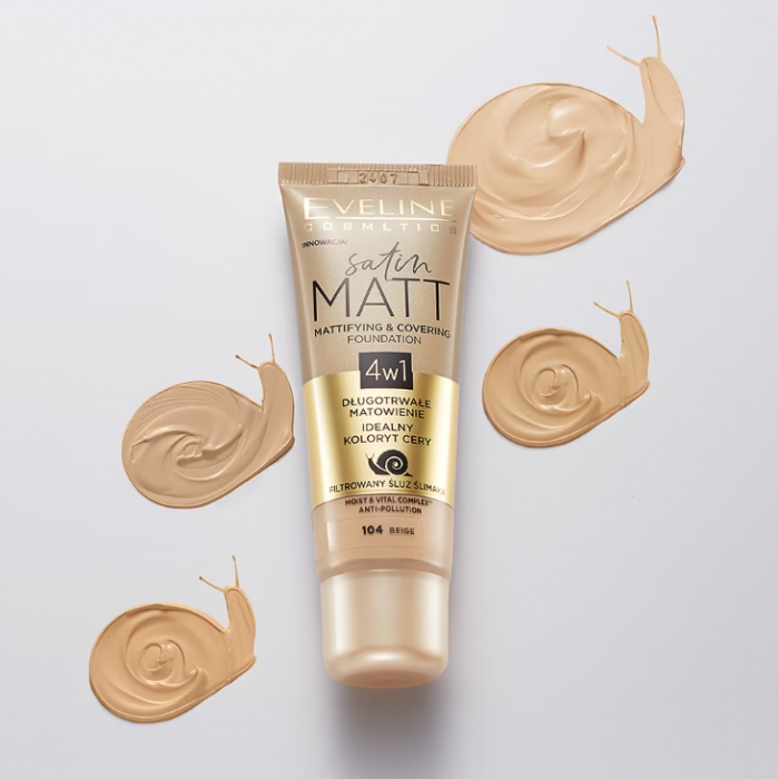 Fond de ten matifiant Satin Matt 4 in 1 [2]
