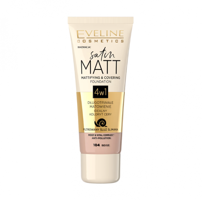 Fond de ten matifiant Satin Matt 4 in 1 [1]