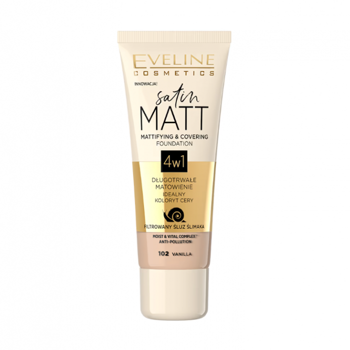 Fond de ten matifiant Satin Matt 4 in 1 [1]