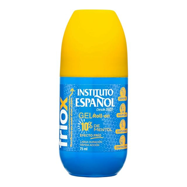 Gel analgezic local pentru ameliorarea durerilor musculare și articulare Instituto Español Friox Gel Roll-On Efecto Frío 75 ml [2]