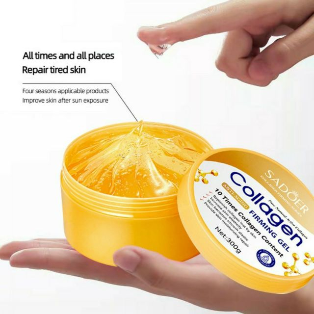 Gel de corp și față hidratant cu Colagen Sadoer 300 g [2]