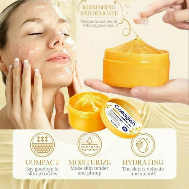 Gel de corp și față hidratant cu Colagen Sadoer 300 g [4]