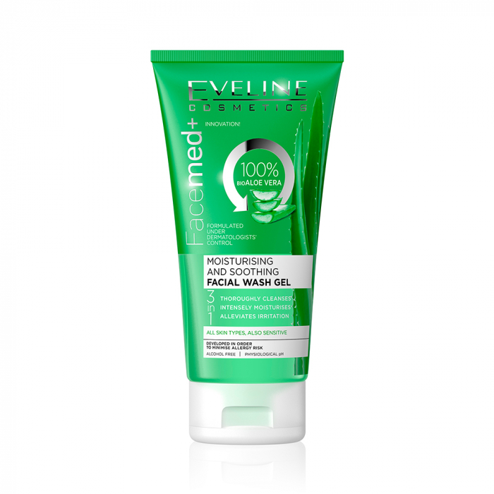 Gel de curatare cu aloe vera 100% FaceMed Eveline 150 ml [1]