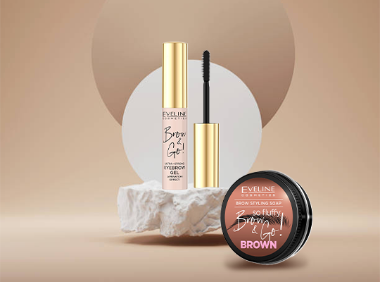 Gel de sprancene ultra-strong cu efect de laminare Brow & Go! Eveline [2]