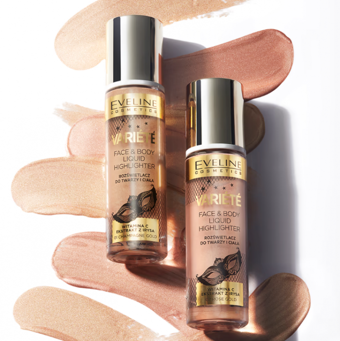 Iluminator lichid pentru față și corp Variete Eveline Cosmetics [3]