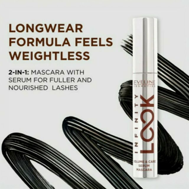 Infinity Look Volume & Care Serum Mascara Eveline 7 ml [3]