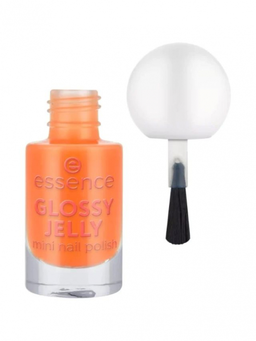 Lac de unghii mini 03 Portocaliu GLOSSY JELLY 5 ml [2]