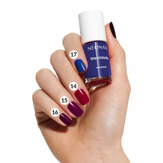 Lac de unghii (ojă) Denim Blue 17 NEONAIL The Classic 7.2 ml [4]
