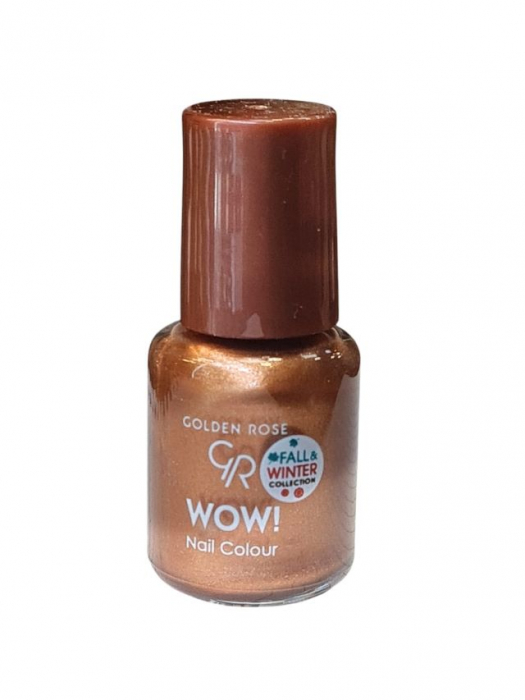 Lac de unghii (oja) Wow Bej si Maro Golden Rose 6ml [1]