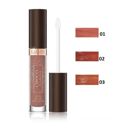 Lipgloss Vynil Gloss Lip Liquid Choco Glamour Eveline [2]