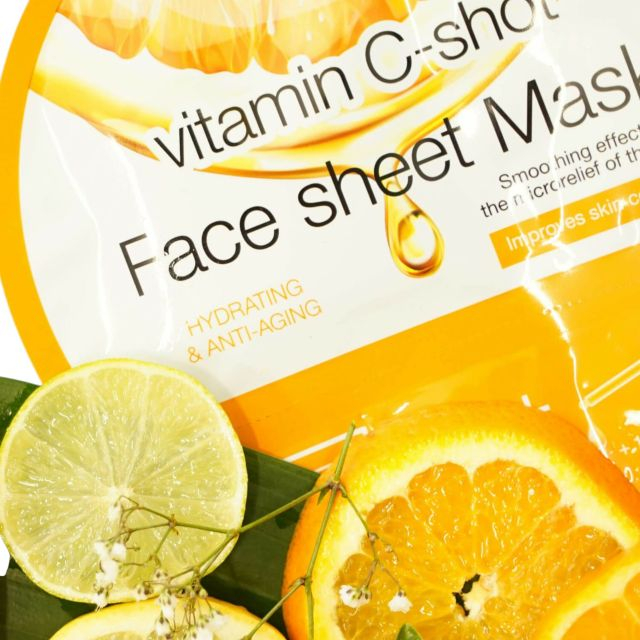 Mască de față șervețel Sence Vitamin C-shot [2]