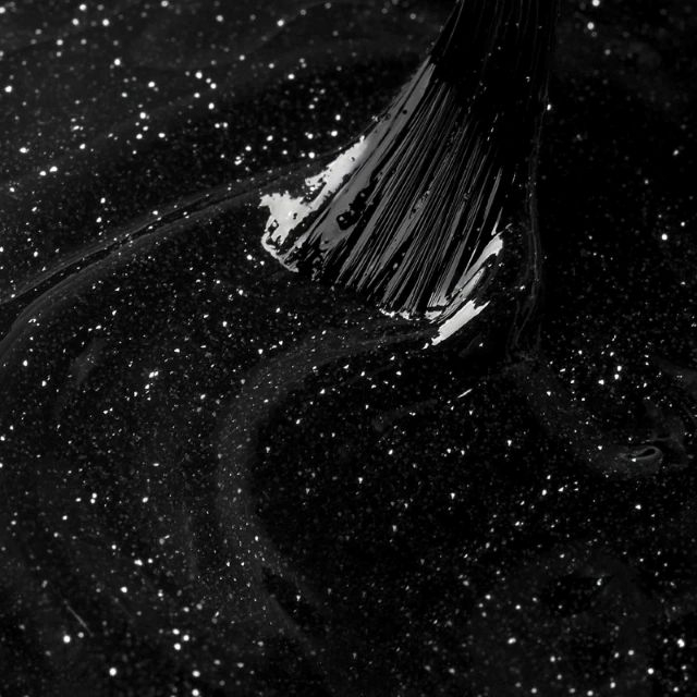 Ojă semipermanentă Negru cu sclipici, Venezian Mask Neo 7.2 ml [3]