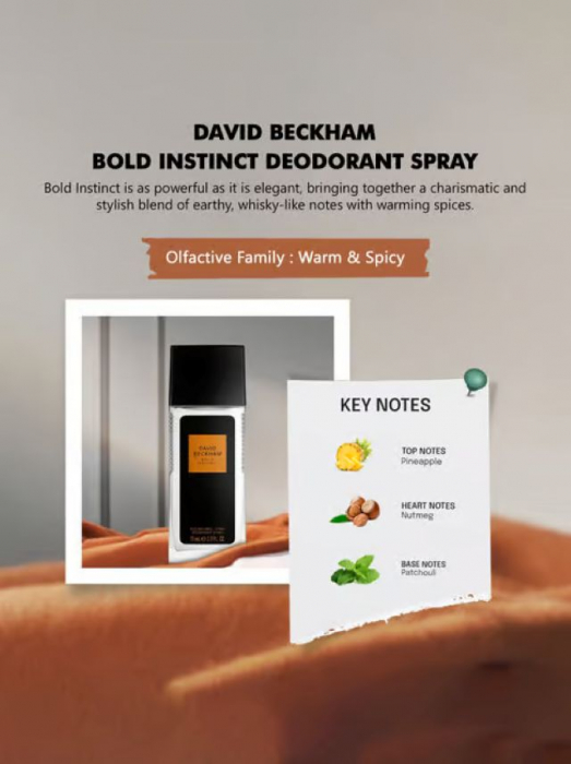 Parfum de corp Bold Instinct David Beckham 75 ml [2]