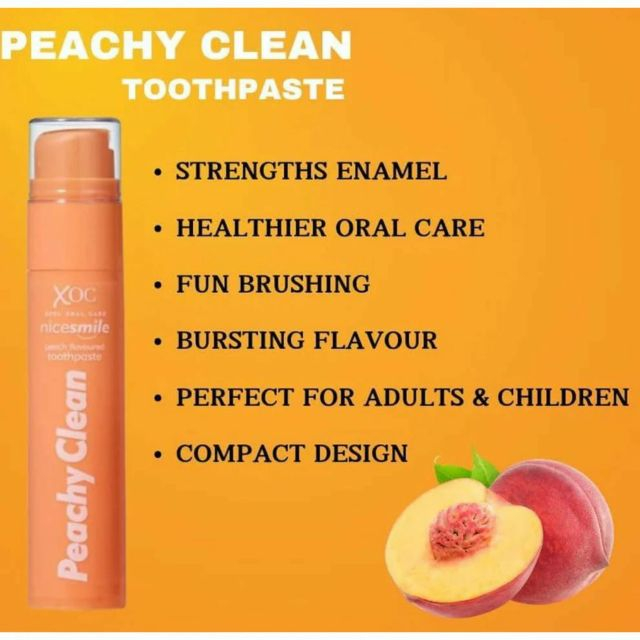 Pastă de dinți cu aromă de piersică Nice Smile XOC 60 g [2]