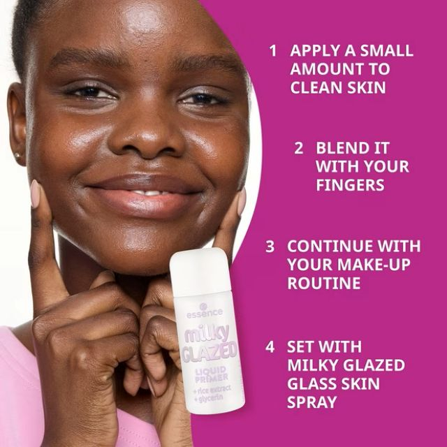 Primer lichid milky GLAZED Essence 50 ml [3]