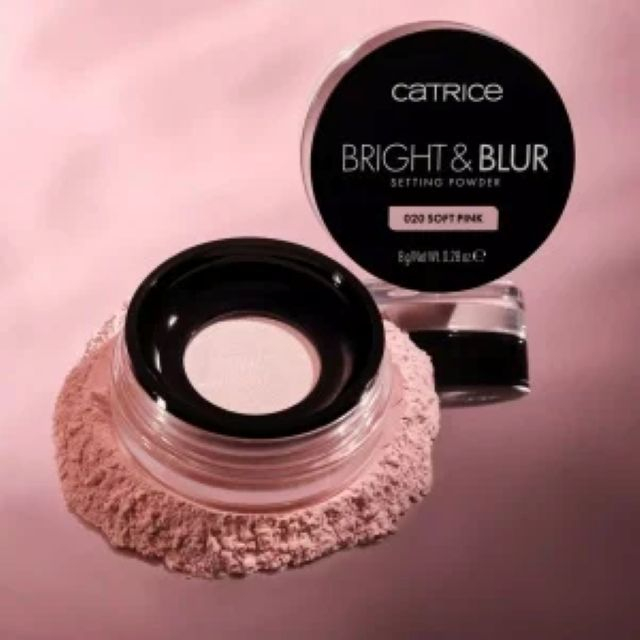 Pudră pulbere de fixare Bright & Blur 020 Soft Pink Catrice 8 g [2]