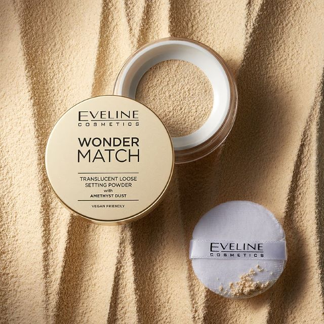 Pudra pulbere transparenta Wonder Match Eveline 6 g [2]