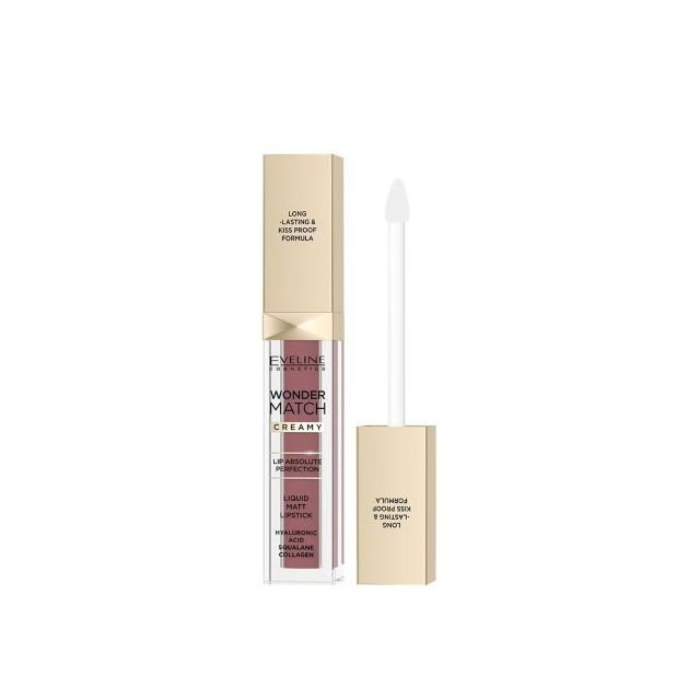 Ruj lichid mat 02 Candy Wonder Match Creamy Eveline 6.8 ml [1]