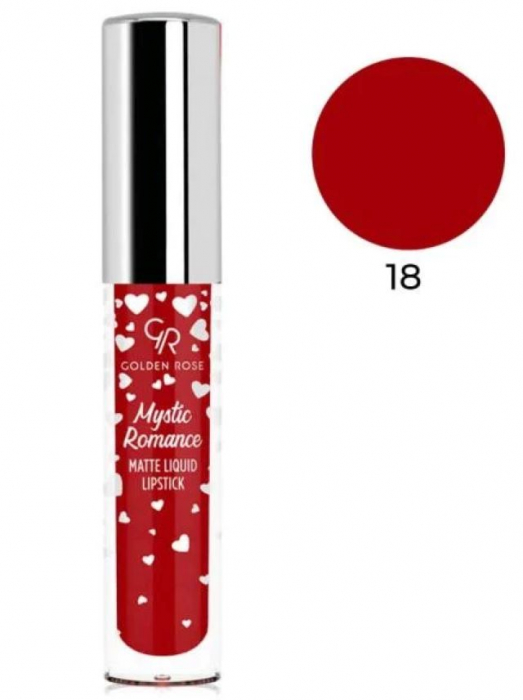 Ruj lichid mat 18 Mystic Romance Golden Rose 4.5 ml [2]