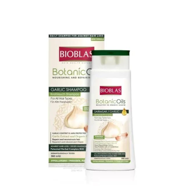 Șampon anticădere cu extract de usturoi Bioblas 360 ml [1]