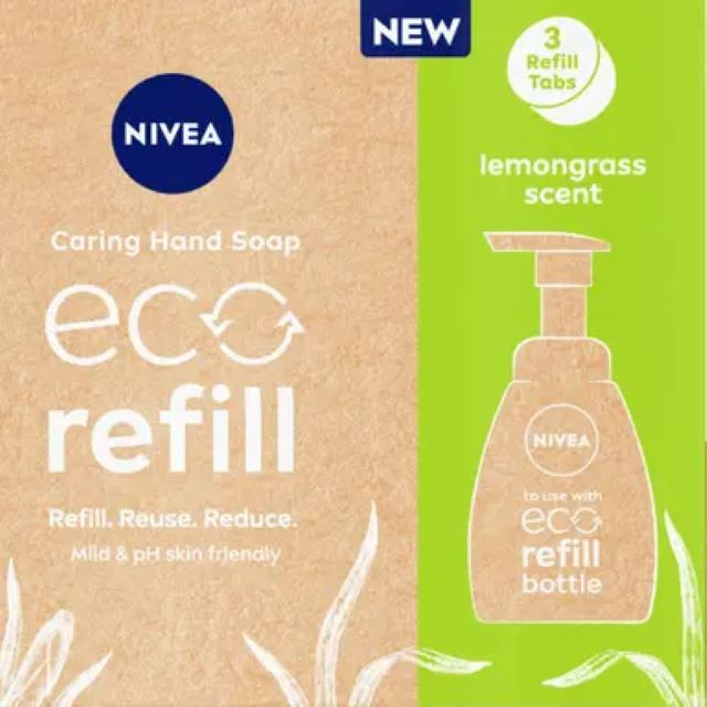 Recipient + Săpun de mâini Eco refill Nivea 14 g [3]