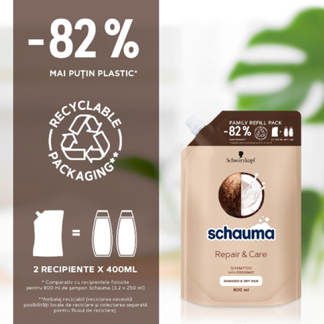 SCHAUMA Sampon Rezerva Repair & Care 800 ml [2]