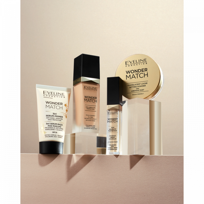 Ser baza de machiaj WONDER MATCH 3in1 SPF20 Eveline [3]