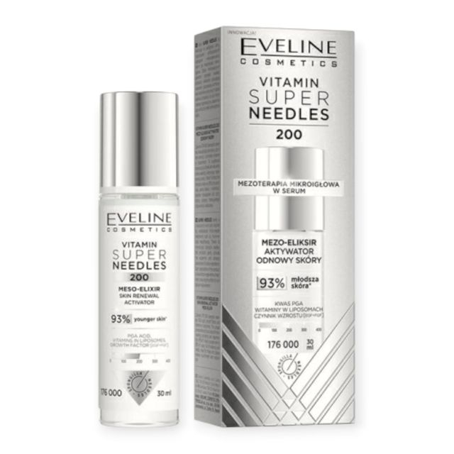 Ser pentru Rejuvenare a Pielii Vitamin Super Needles 200 Eveline 30 ml [1]