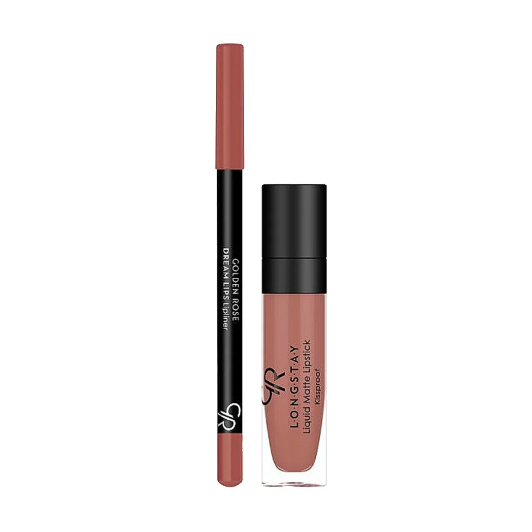 Set pentru buze Matte Lip Kit Ruj lichid Longstay Matte Creion Dream [2]