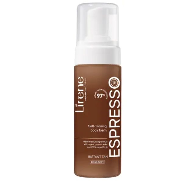 Spumă autobronzantă Espresso Instant Tan Dark Skin Lirene 150 ml [1]