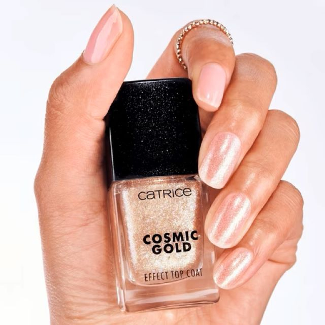 Top Coat cu effect Cosmic Gold Catrice 10.5 ml [4]