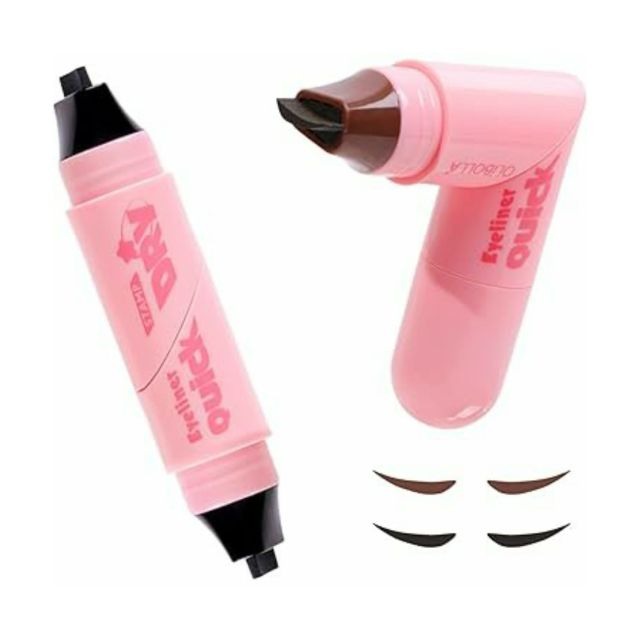 Tuș de ochi cu două capete, Maro - rezistent la apă/uscare rapidă Olibolla 1.15 ml [2]