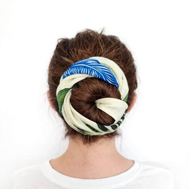 Twister lat/Deft Bun - Frunze Tropicale Oranjollie [2]