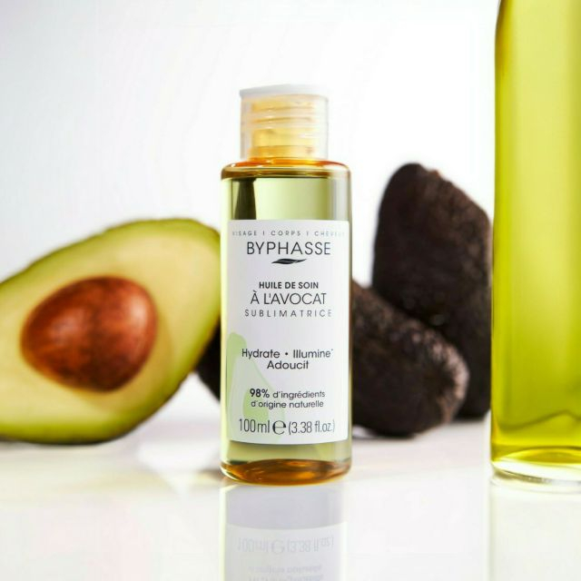 Ulei multifuncțional 3-1 pentru față, corp și păr cu Avocado Byphasse 100 ml [2]