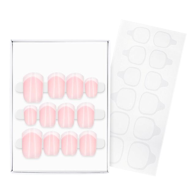 Unghii false french manicure click-on nails 01 Classic French Essence 12 buc. [2]