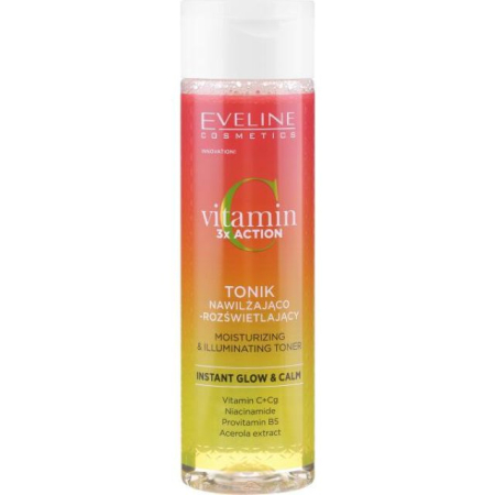 INGRIJIRE TEN - Toner hidratant și iluminator Vitamin C 3x Action Eveline 200 ml