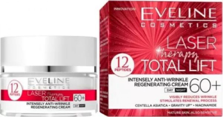 Crema antirid intens regeneratoare 60+ Laser Therapy Total Lift Eveline