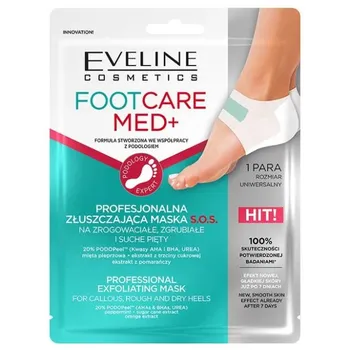 Produse pentru picioare - Masca exfolianta pentru calcaie FOOTCARE MED+ Eveline