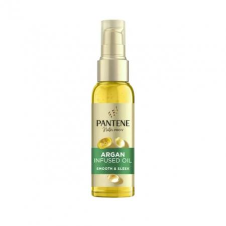 Ulei de par - Ulei de păr cu ulei de argan Smooth & Sleek Pantene Nutri Pro-V 100 ml