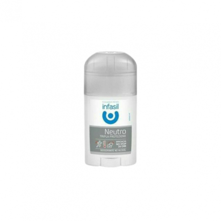 Deodorante dama/barbati - Deodorant stick Infasil Neutro Tripla Protecție 40ml