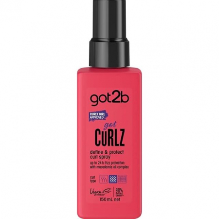 Lotiune/spray de par - Spray pentru bucle got Curlz Got2b 150 ml